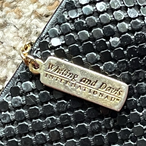 Vintage Whiting and Davis Embellished Mesh Evening Formal Clutch - Picture 6 of 15